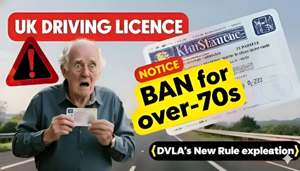 DVLA New Rule Over 70s Driving Licence
