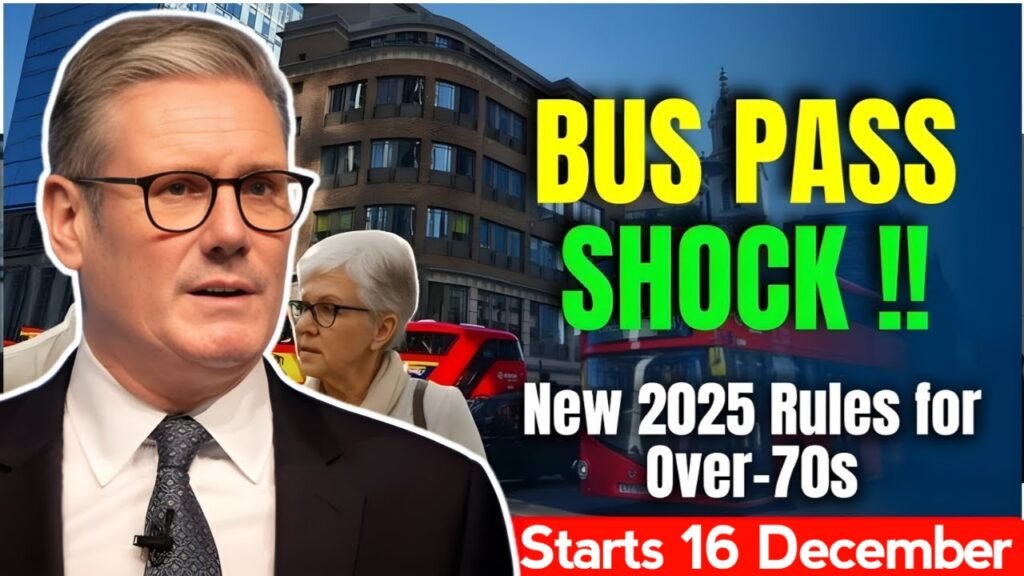 Over-70s Bus Pass Rules 2025