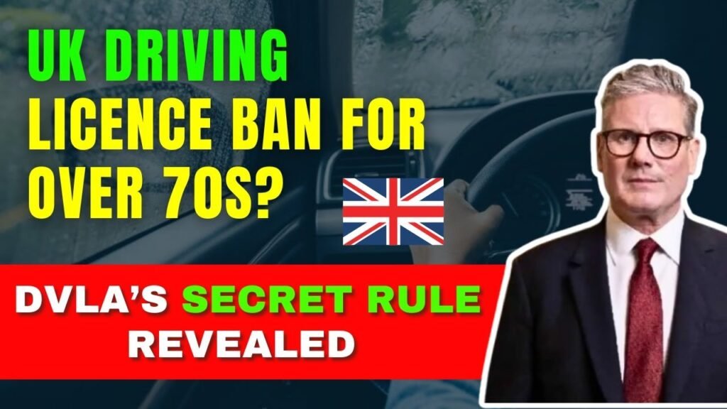 UK Driving Licence Over 70